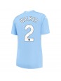 Manchester City Kyle Walker #2 Domácí Dres pro Dámské 2023-24 Krátký Rukáv